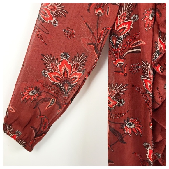 NWT Scotch & Soda Ruffle Drop Hem Dress Size XS - Picture 10 of 14